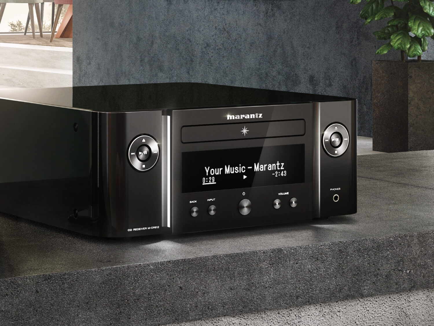 M-CR612 - Compact Network Audio Player with HEOS Built-In and CD 